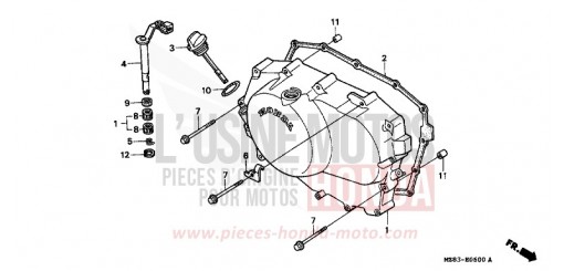 RIGHT CRANKCASE COVER VT600CT de 1996